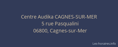 Centre Audika CAGNES-SUR-MER