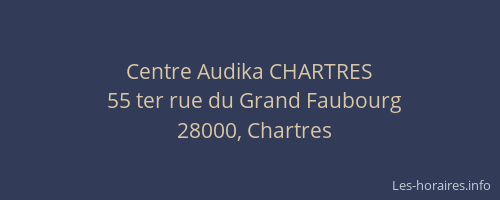 Centre Audika CHARTRES