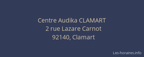 Centre Audika CLAMART