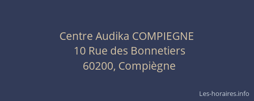 Centre Audika COMPIEGNE