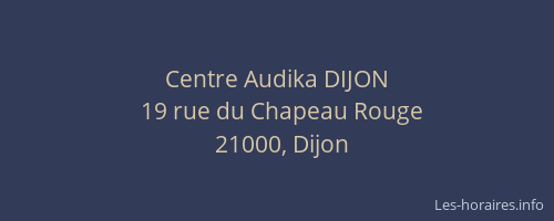 Centre Audika DIJON