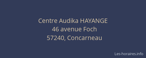 Centre Audika HAYANGE