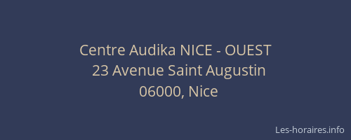 Centre Audika NICE - OUEST