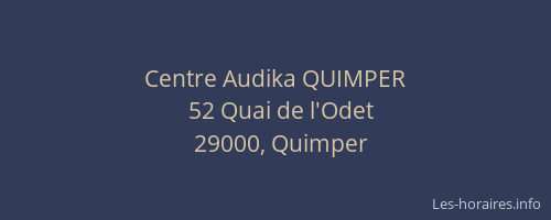 Centre Audika QUIMPER