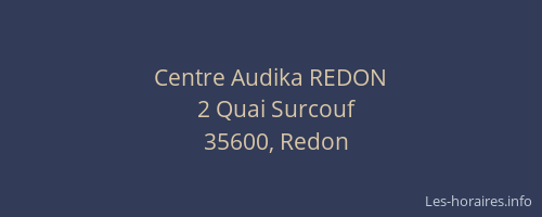 Centre Audika REDON