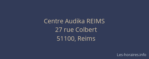 Centre Audika REIMS