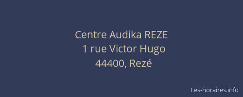 Centre Audika REZE