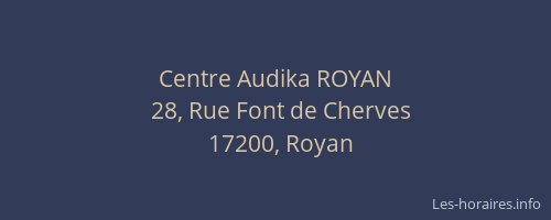 Centre Audika ROYAN