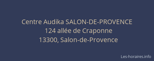Centre Audika SALON-DE-PROVENCE