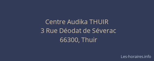 Centre Audika THUIR