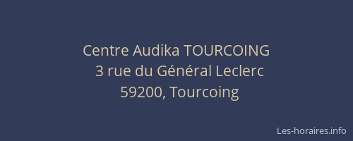 Centre Audika TOURCOING