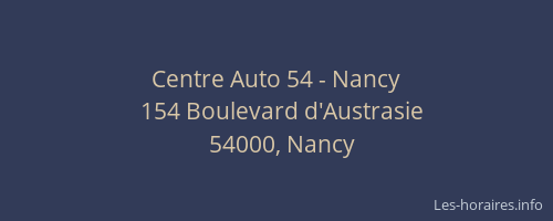 Centre Auto 54 - Nancy