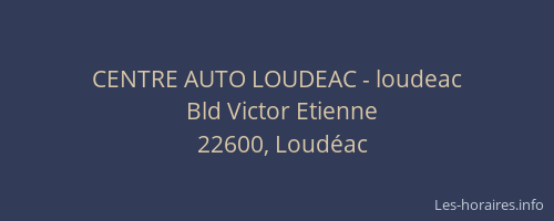 CENTRE AUTO LOUDEAC - loudeac