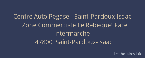 Centre Auto Pegase - Saint-Pardoux-Isaac