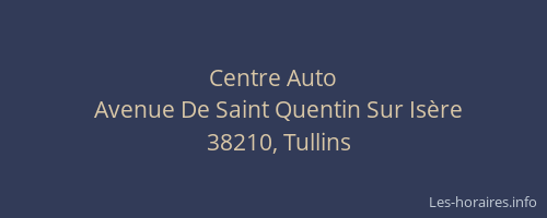 Centre Auto