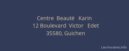 Centre  Beauté   Karin