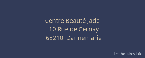 Centre Beaut&eacute; Jade