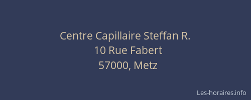 Centre Capillaire Steffan R.