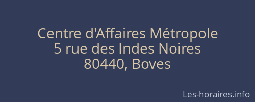 Centre d'Affaires Métropole