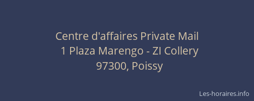 Centre d'affaires Private Mail