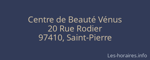 Centre de Beauté Vénus