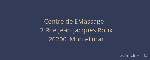 Centre de EMassage 