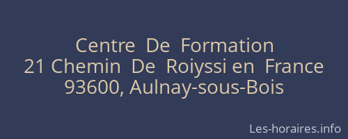 Centre  De  Formation