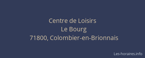 Centre de Loisirs