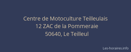 Centre de Motoculture Teilleulais