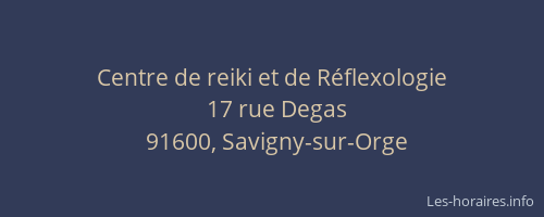 Centre de reiki et de Réflexologie
