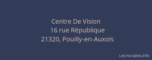 Centre De Vision