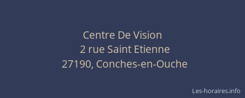 Centre De Vision