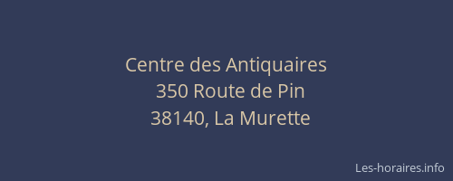 Centre des Antiquaires