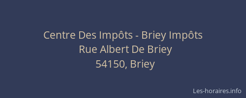 Centre Des Impôts - Briey Impôts