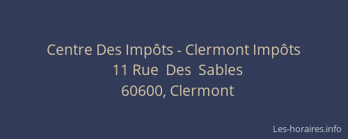 Centre Des Impôts - Clermont Impôts