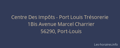 Centre Des Imp&ocirc;ts - Port Louis Tr&eacute;sorerie