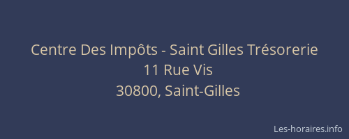 Centre Des Imp&ocirc;ts - Saint Gilles Tr&eacute;sorerie
