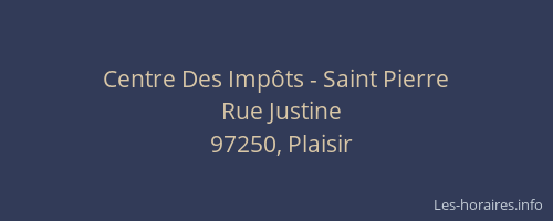 Centre Des Imp&ocirc;ts - Saint Pierre