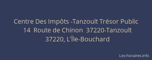 Centre Des Imp&ocirc;ts -Tanzoult Tr&eacute;sor Public