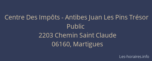 Centre Des Impôts - Antibes Juan Les Pins Trésor Public