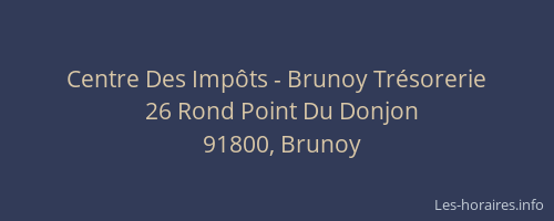 Centre Des Impôts - Brunoy Trésorerie