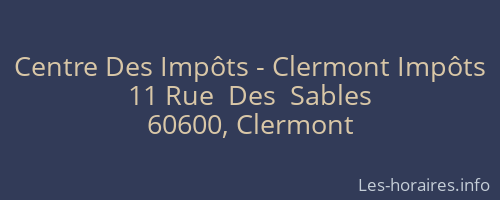 Centre Des Impôts - Clermont Impôts