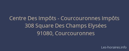 Centre Des Impôts - Courcouronnes Impôts