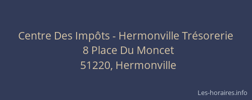 Centre Des Impôts - Hermonville Trésorerie