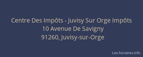 Centre Des Impôts - Juvisy Sur Orge Impôts