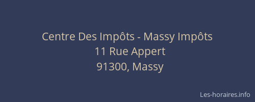 Centre Des Impôts - Massy Impôts