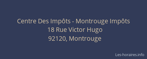 Centre Des Impôts - Montrouge Impôts