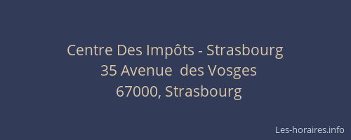 Centre Des Impôts - Strasbourg