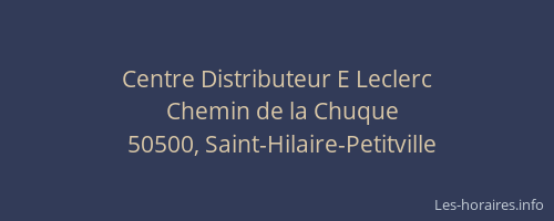 Centre Distributeur E Leclerc