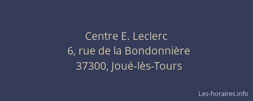 Centre E. Leclerc